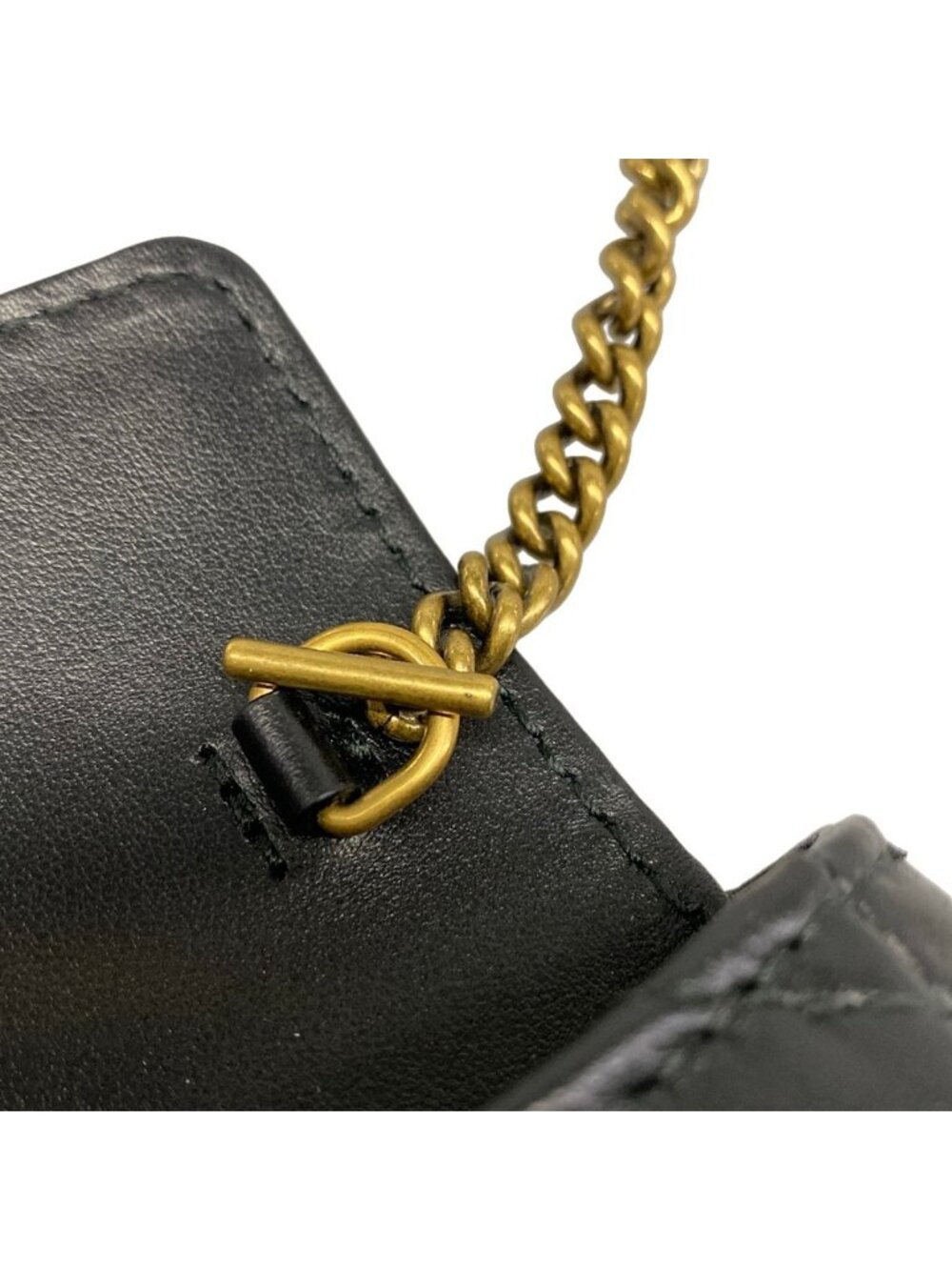 Gucci Handbag GG Marmont Black Leather - Picture 10 of 15